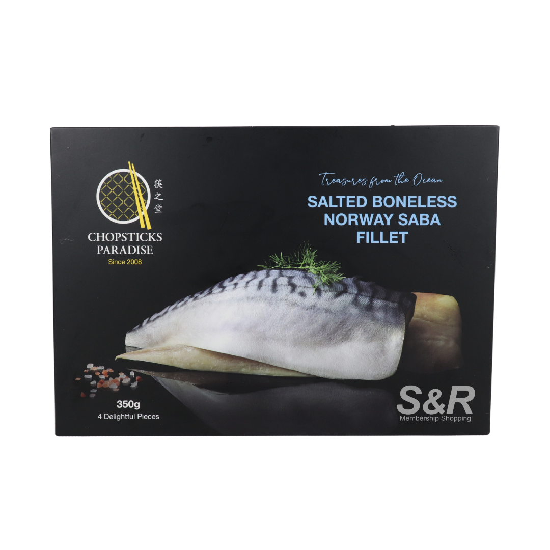 Chopsticks Paradise Salted Boneless Norway Saba Fillet 350g